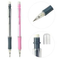 Карандаш механический Феникс+ "Черное и розовое" 0,5мм, HB, ластик