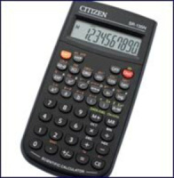 Калькулятор научный (128 функц.,8+2 знака,одностр.), черный