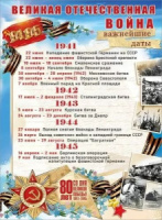 Плакат 44*60см "Великая Отечественная война"