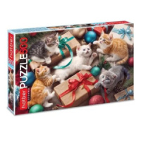 Пазлы  500 элементов  480*330мм.  "Пушистый праздник"