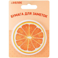Бумага с липким краем  30л, фигурная Fruits,  ассорти