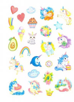 Альбом наклеек А5 8 стр., "100 наклеек. Единорожки" Альбом наклеек А5 8 стр., "100 наклеек. Единорожки"