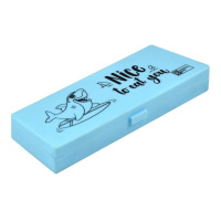 Пенал пластиковый (180*60*25) "Акула"