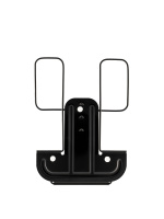 Подставка для книг, полностью металл, черная