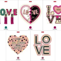 Тетрадь А5 48л кл. Hatber "LOVE" 5 диз.в спайке, мат.лам., 3Dфольга, бел.100%