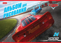 Альбом А4 24л скоба "DISNEY. Тачки"  пл. 100 гр/м