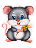 Пазл мягкий 16 элементов "Зверьки"