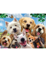 Пазл 3D  48 дет.  31*23см "Собаки селфи"