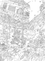 Раскраска "Раскраска Нарано. Волшебный мир аниме. Девочка" А4, 80стр.