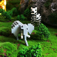 Конструктор пластм. Mini block "Зебра" 196дет.*