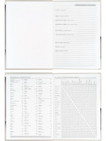 Ежедневник недат. А5 136л., 7БЦ "Минималистичный ежедневник" лен, фольга, мат.лам.