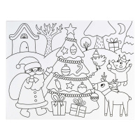 Письмо А4 Деду Морозу "Волшебного Нового Года!", конверт, раскраска А4, бланк-письма, лист-инстр.