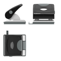 Дырокол EK Elegance 30 лист, металл, черный