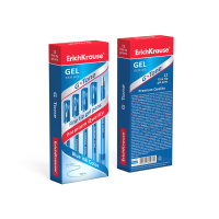 Ручка гелевая EK G-TONE синяя, 0,5мм, синий тонир.корпус