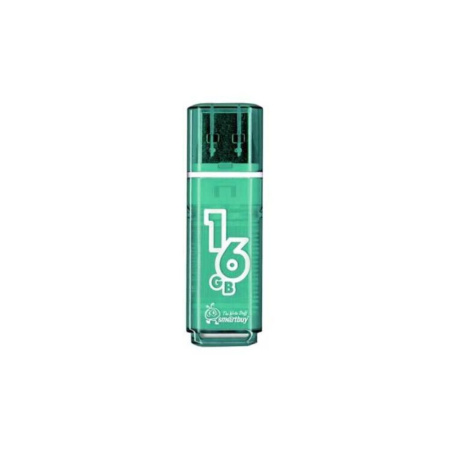 Флеш-драйв 16 GB USB 2.0 Smartbuy Glossy series Green