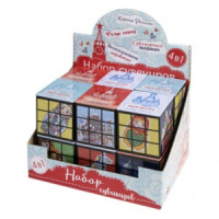 Подарочный набор. "From Russia with Love" (татуировка переводная, баночка, карта туристическая)