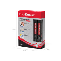 Маркер перманентный 2,2мм чёрный P-200