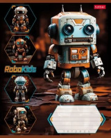 Тетрадь А5 18л лин. Hatber "Робо" белизна 100%