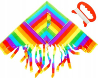 Воздушный змей "Радуга" 140x68 см