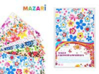 Набор цветной бумаги EVA А4 10 листов, толщина 2мм, с цв.печатью