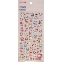 Наклейки декоративные объемные 9,5*19,5см  "Котенок", многоразовые