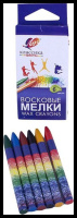Мелки восковые ЛУЧ Классика  6цв, круглые, 8*90мм