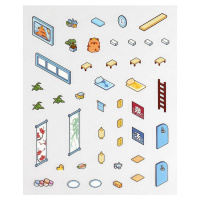 Наклейки-румбокс д/создания миниатюрных сцен 12,5*15см "Капибара. Спа"