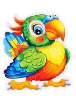 Пазл мягкий 16 элементов "Домашние животные" 4 картинки