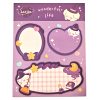 Набор бумаги с липким краем  60л, Egoist "Wonderful life" 13*10 см, ассорти 4 дизайна