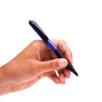 Ручка шариковая синяя автомат UNI Jetstream SXN-101-05N, 0.5мм