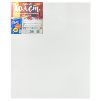 Холст на подрамнике 50*60см, хлопок 100%, мелкое зерно, 280гр/м, акрил, белый