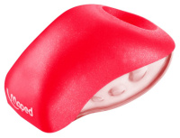 Точилка пласт. с контейнером  1 отв. BULBO, полупрозр., ассорти