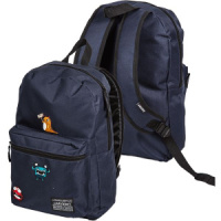 Рюкзак подростковый 40*29*17см deVENTE "Monster" , 1 отд, 1 пер.карм, вышивка, темно-синий
