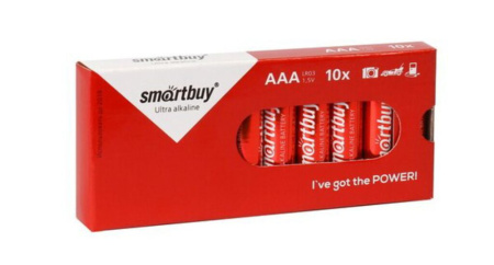 Батарейка LR-03 (ААА) Smartbuy, в боксе, цена за 1 шт