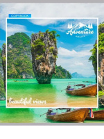 Тетрадь А5  80л кл. Проф-Пресс "Вдохновляющие виды" белизна 92%