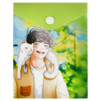 Конверт на кнопке  с рисунком А6 (158*114мм) На прогулке