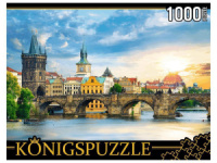 Пазлы 1000 элементов  685*480мм. "Прага. Карлов мост"