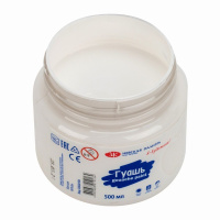 Гуашь художественная ЗХК "Я-Художник!" 500мл белая, банка