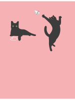 Дневник универсальн. обл. 7БЦ "Черненькие котики" глянц.лам., 40 л.