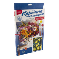 Картина по номерам на картоне 20*30см "Лимоны"