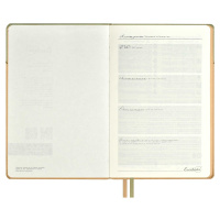 Ежедневник недат. А5 160л., кож.зам., тв.пер. "Лайка оливковый" ляссе