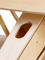 Изготовление модели из дерева "Биплан" 30 дет.