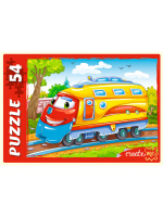 Пазл 54 элемента 18*13см "Паровозики"