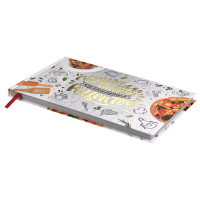 Книга для кулинарных рецептов А5  96л., 7БЦ "Аппетитная Италия" мат.лам., тисн.фольгой