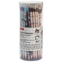 Карандаш ч/гр "Teddy Friends" НВ с ластиком