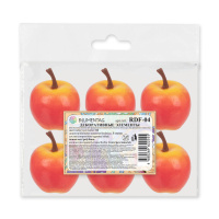 Декоративные элементы "Яблоко" 3см , 6шт