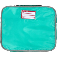 Папка А4 (360*280*80) с ручками, молния, ткань " Paris Girl"