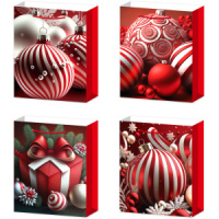 Пакет подар. бум. новогодн. 50*70*18 см 210 гр/м2 "Игрушки"