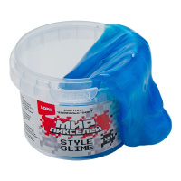 Слайм 120мл "Мир Пикселей" голубой (с ароматом тутти-фрутти)