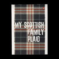 Блокнот А5  40л скоба "Шотландка" клетка, ассорти